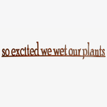 Elizabeth Keith Designs Metal Art Sign - So Excited