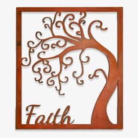 Elizabeth Keith Designs Metal Art - Faith Tree
