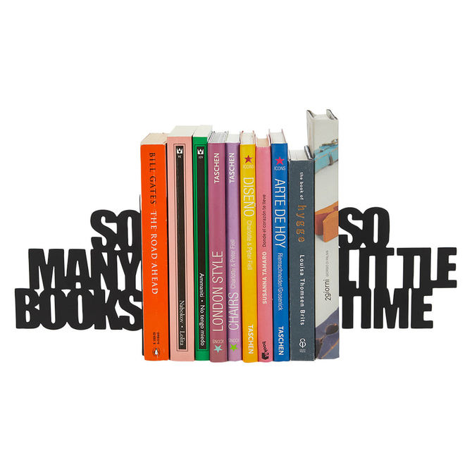 BALVI Bookends - So Many Books