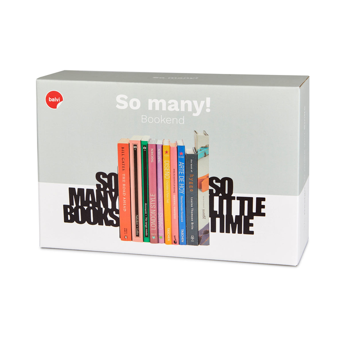 BALVI Bookends - So Many Books