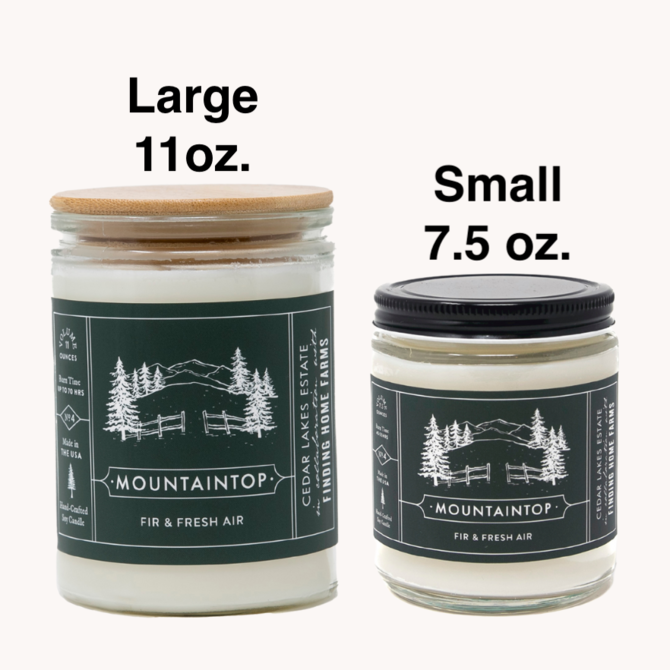 FINDING HOME FARMS Candle - Mountaintop 7.5oz