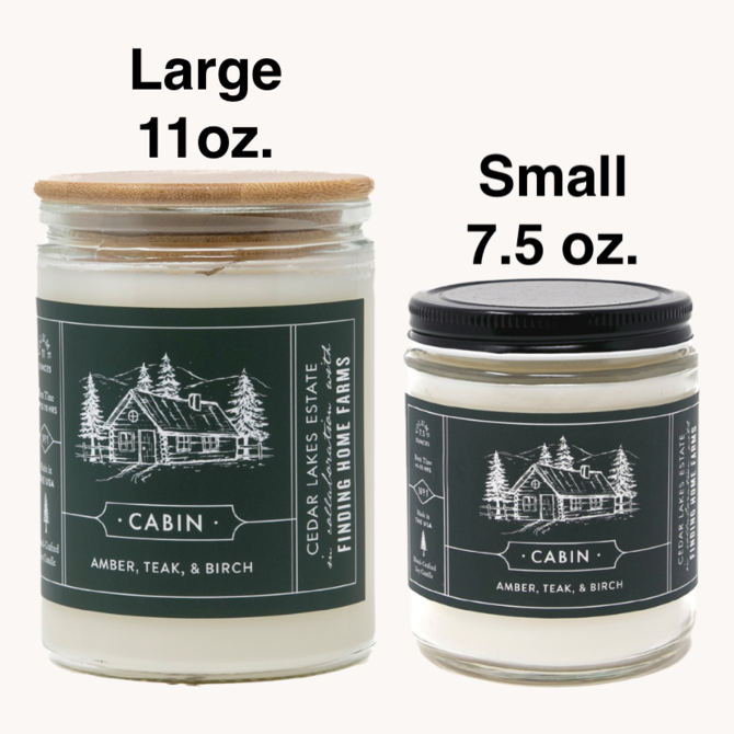 FINDING HOME FARMS Candle - Cabin 11oz.