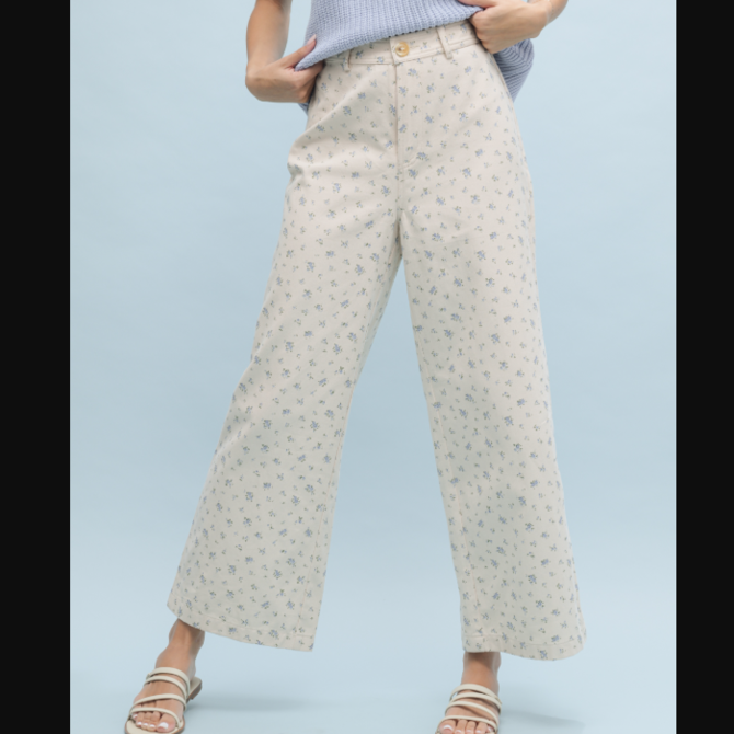 WISHLIST Pant - Woven Floral