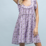 WISHLIST Mini Dress - Floral Ruffle