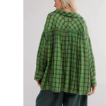 FREE PEOPLE Shirt - Cardiff Plaid