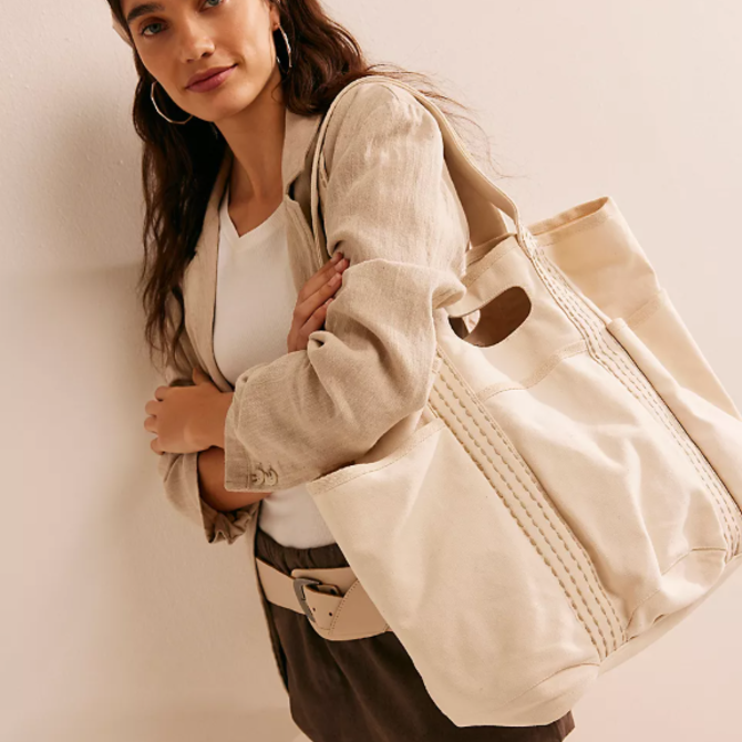 FREE PEOPLE Tote - Caravan Canvas