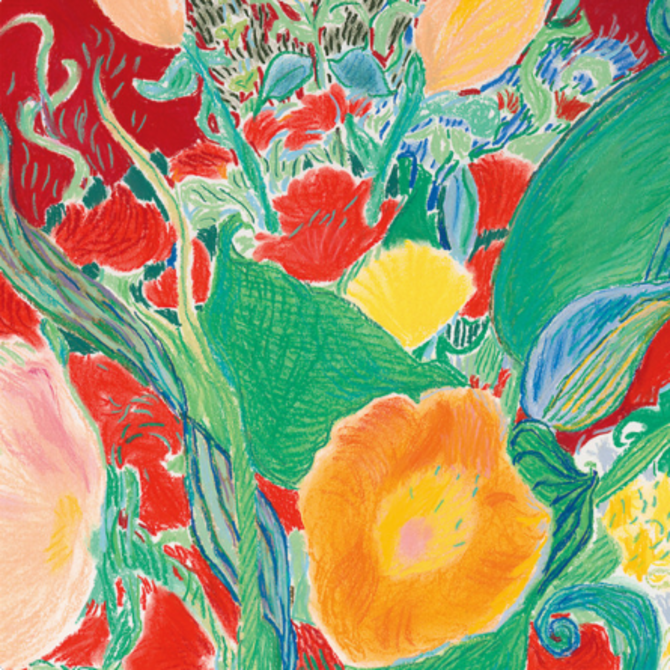 Demdaco/misc Product Tray - Floral Stripes