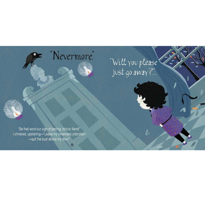 GIBBS SMITH PUBLISHER Little Poet Edgar Allen Poe - Nevermore
