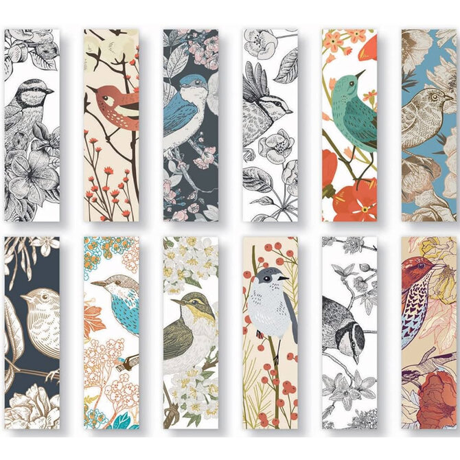 GIBBS SMITH PUBLISHER Beautiful Birds Bookmark Set
