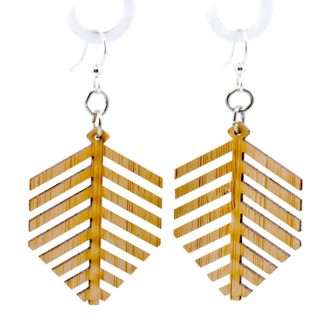 GREEN TREE JEWELRY Earring - Modern Leaf