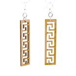 GREEN TREE JEWELRY Earring - Greek Pattern