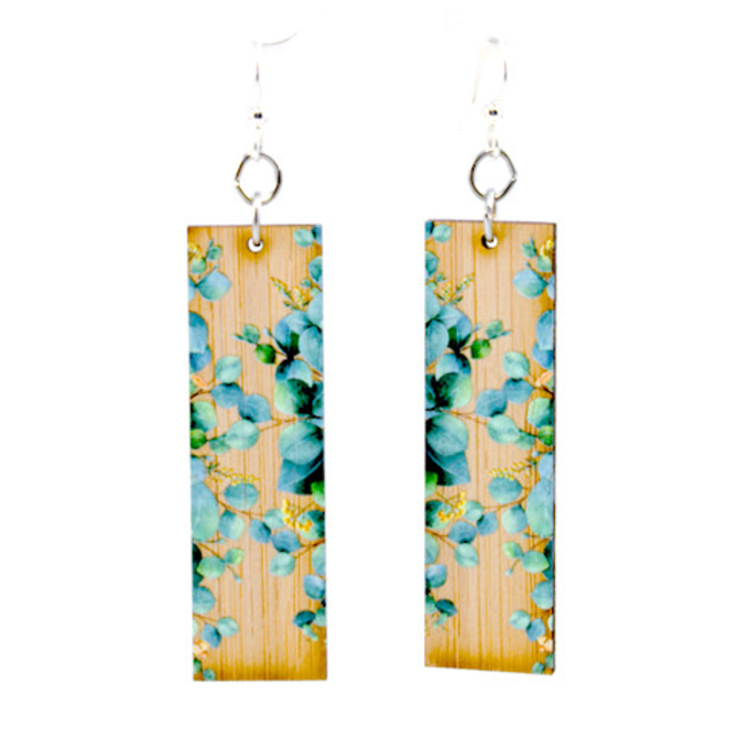 GREEN TREE JEWELRY Earring - Eucalyptus
