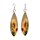 GREEN TREE JEWELRY Earring - Sunflower