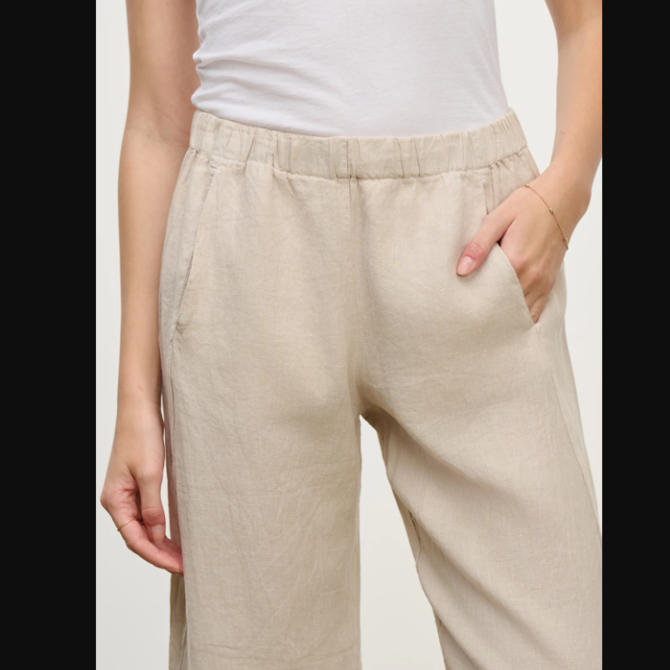 Velvet Linen Pant - Lola