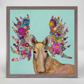 Greenbox Art Mini Framed Art - Blooming Moose