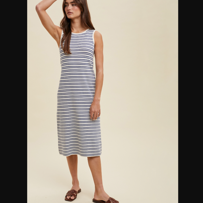 WISHLIST Midi Dress - Sleeveless Sweater