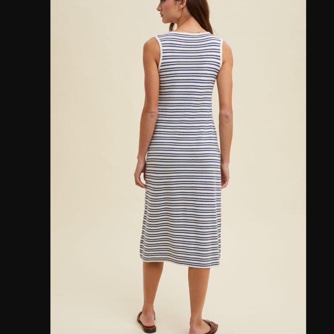 WISHLIST Midi Dress - Sleeveless Sweater