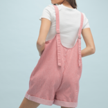 WISHLIST Romper - Red & White Striped