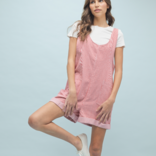 WISHLIST Romper - Red & White Striped