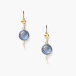 Chan Luu Earring - Kyanite/Pearl Drop