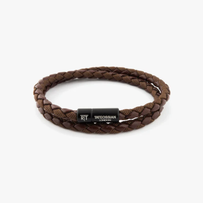 Men's Bracelet - Brown Leather