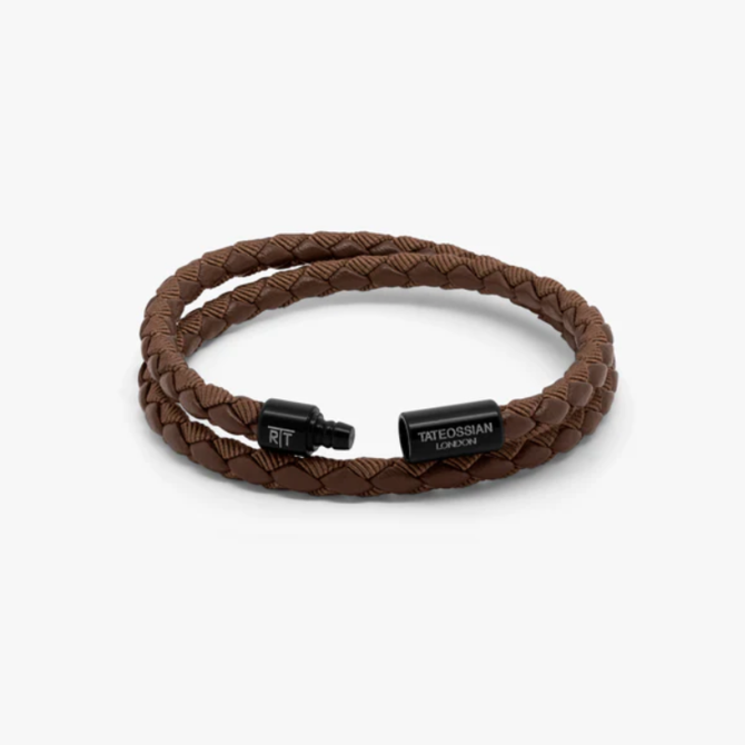 Men's Bracelet - Brown Leather