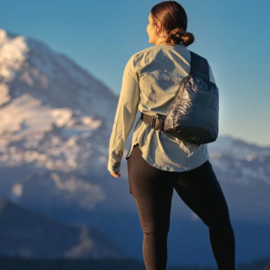 HI LOVE Crossbody Puffer Backpack