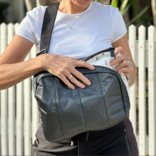HI LOVE Cross Body Puffer Backpack