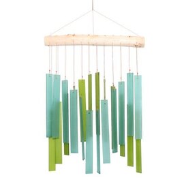 COHASSET GIFTS & GARDEN Chime - Tumbled Glass Skyline
