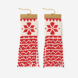 Earring - Holiday Red
