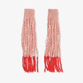 Earring - Ila Fringe Blush