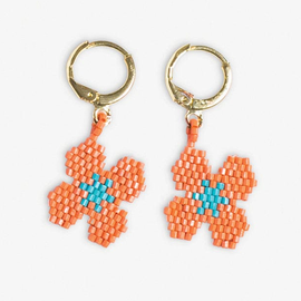 Earring - Coral Blossom Drop