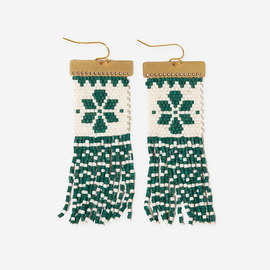 Earring - Holiday Green
