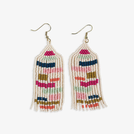 Earring - Dolly Fringe Rainbow