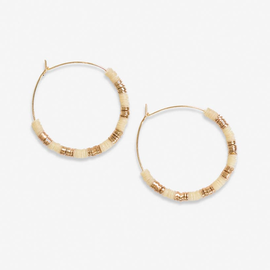 Earring - Jennifer Hoop Ivory