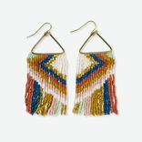 Earring - Desert Block Fringe