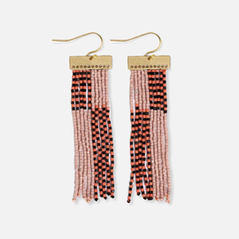 Earring - Blush Fringe