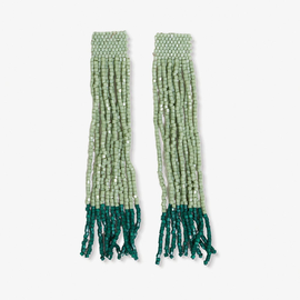 Earring - Ila Mint Fringe