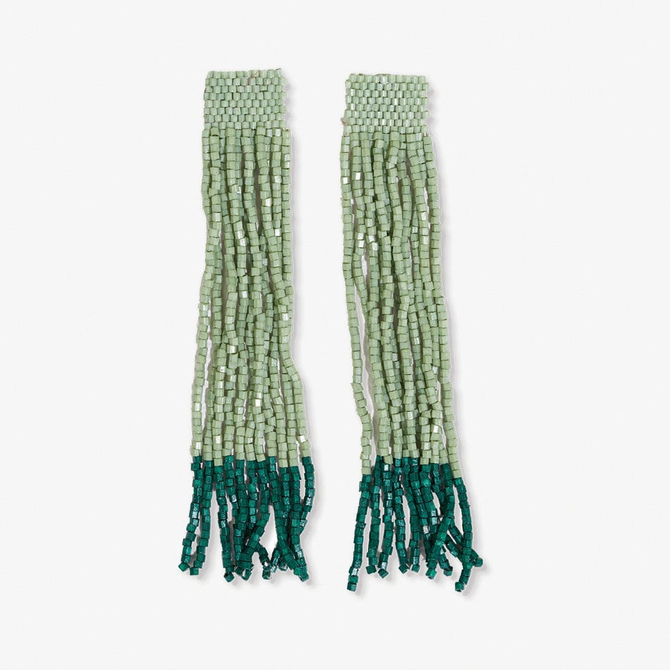 Earring - Ila Mint Fringe