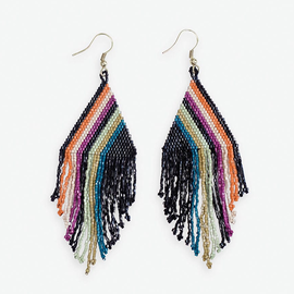 Earring - Hayley Beaded Fringe