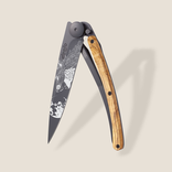 DEEJO Knife - Olive Wood/Howling