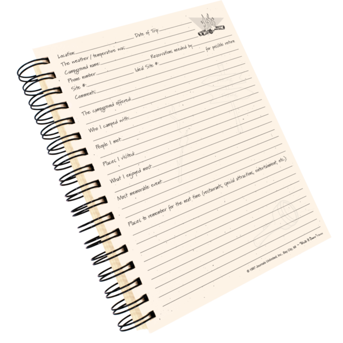 JOURNALS UNLIMITED INC Journal - Camping
