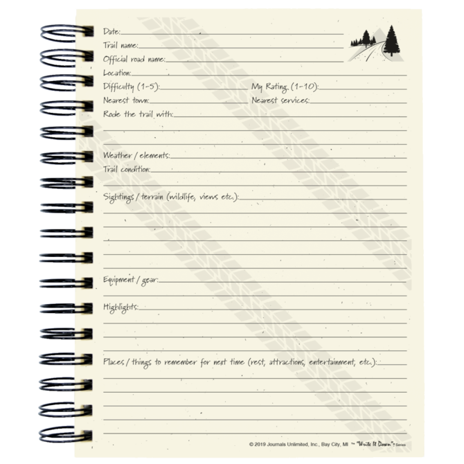 JOURNALS UNLIMITED INC Journal - Off Road