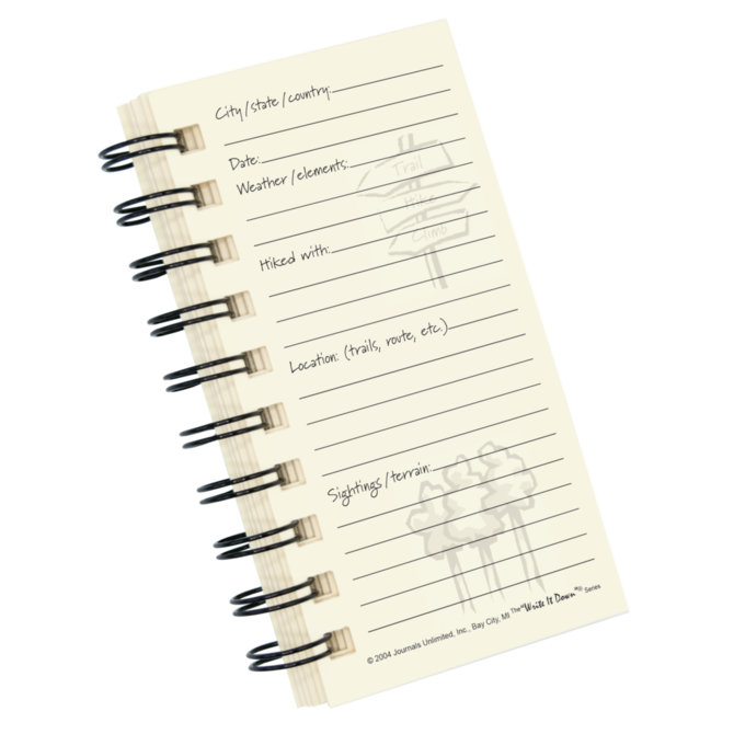JOURNALS UNLIMITED INC Mini Journal - Hiking