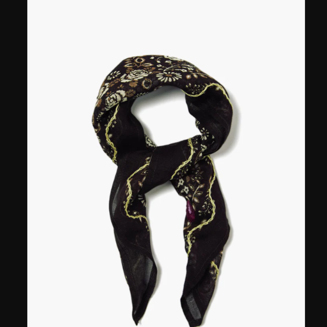 Chan Luu Scarf/Bandana - Embroidered Floral