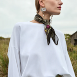 Chan Luu Scarf/Bandana - Embroidered Floral