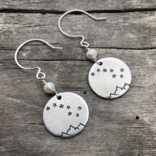DAPHNE LORNA Earring - Big Dipper Matte Silver