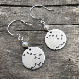 DAPHNE LORNA Earring - Big Dipper Matte Silver