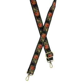 Guitar Strap - Red Rose