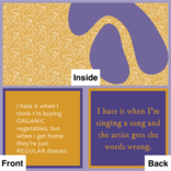 DRINKS ON ME Napkins - Words Wrong